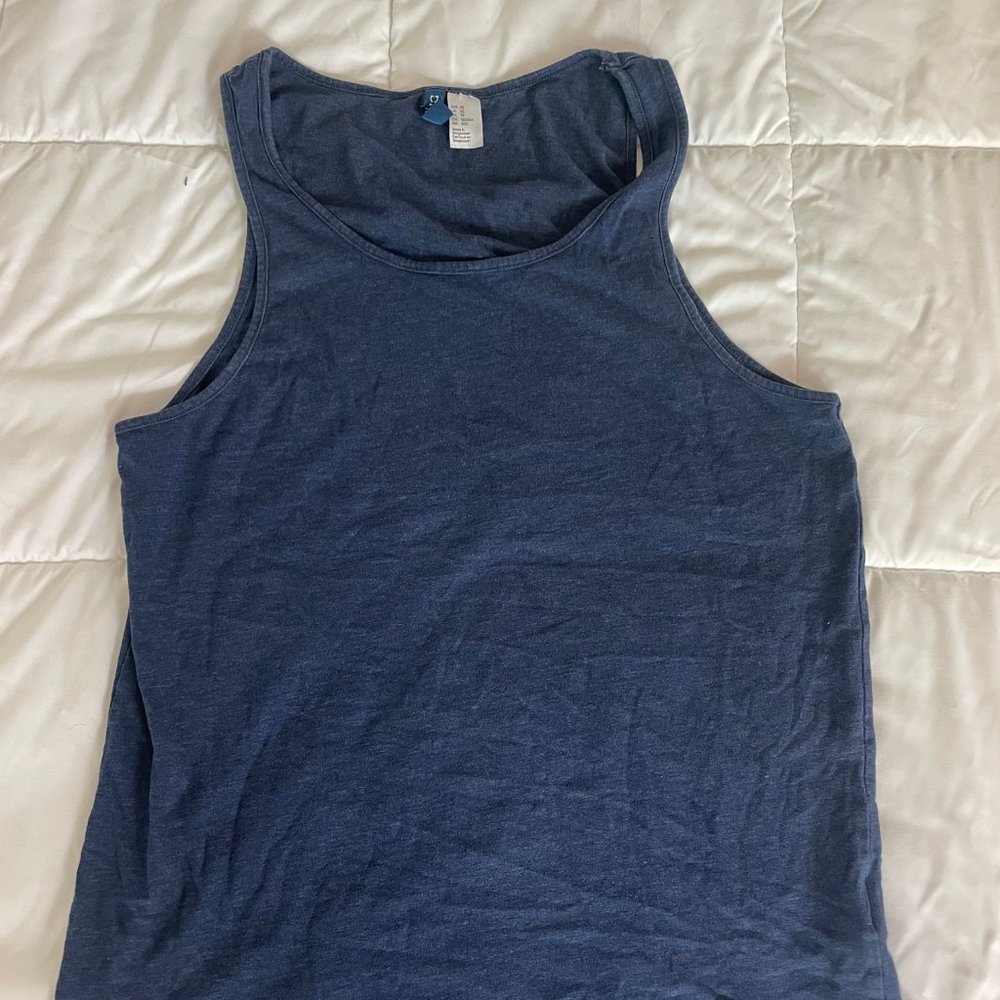 Men's Sleeveless Tank - Blue
